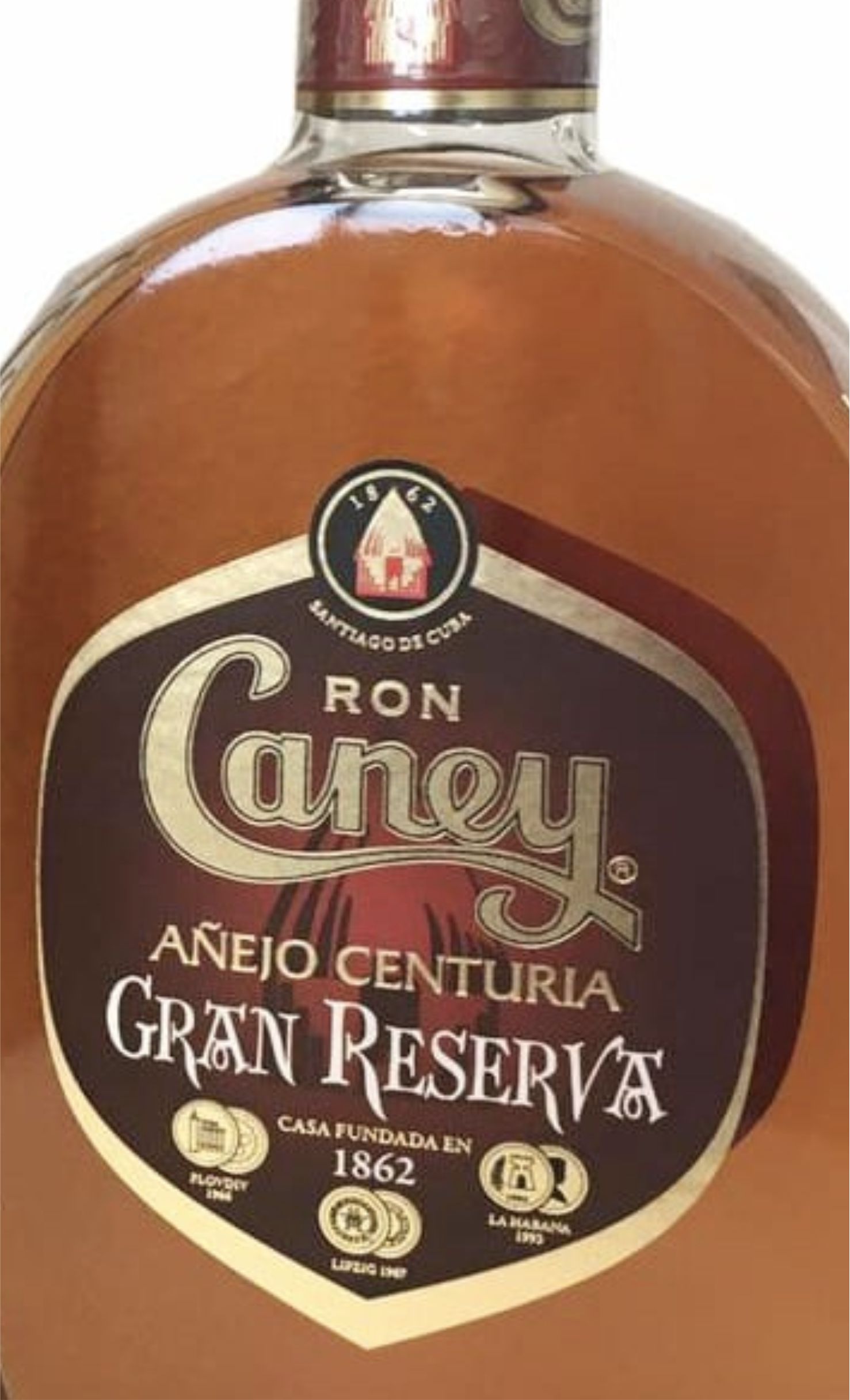 Этикетка Ром "Каней Аньехо Сентурия Гран Ресерва" (Ron Caney Añejo Centuria Gran Reserva) в п/у креп 40%, емк 0,7л