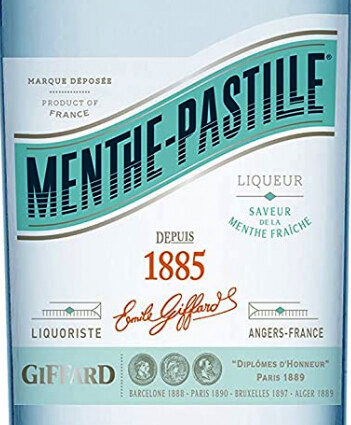 Этикетка Ликер десертный Мятная пастила/Menthe-Pastille креп 24%, емк 0,7л