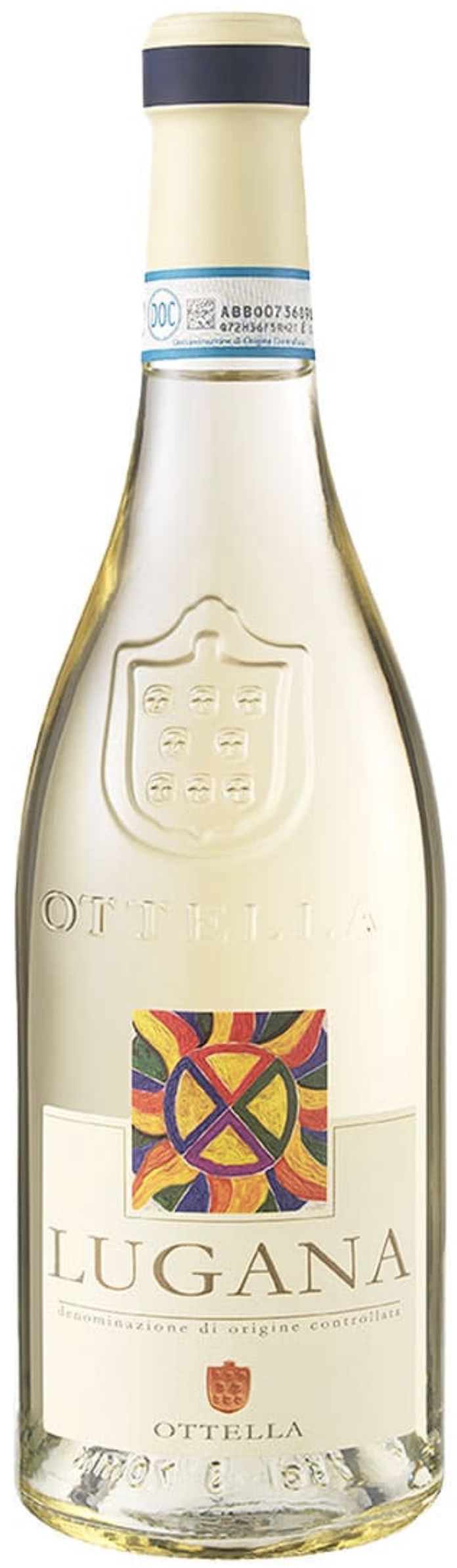 Оттелла Лугана сухое белое, 2018, СОД.ЭТ.СП. 12,5% ОБ., ЕМК. 0,375Л.