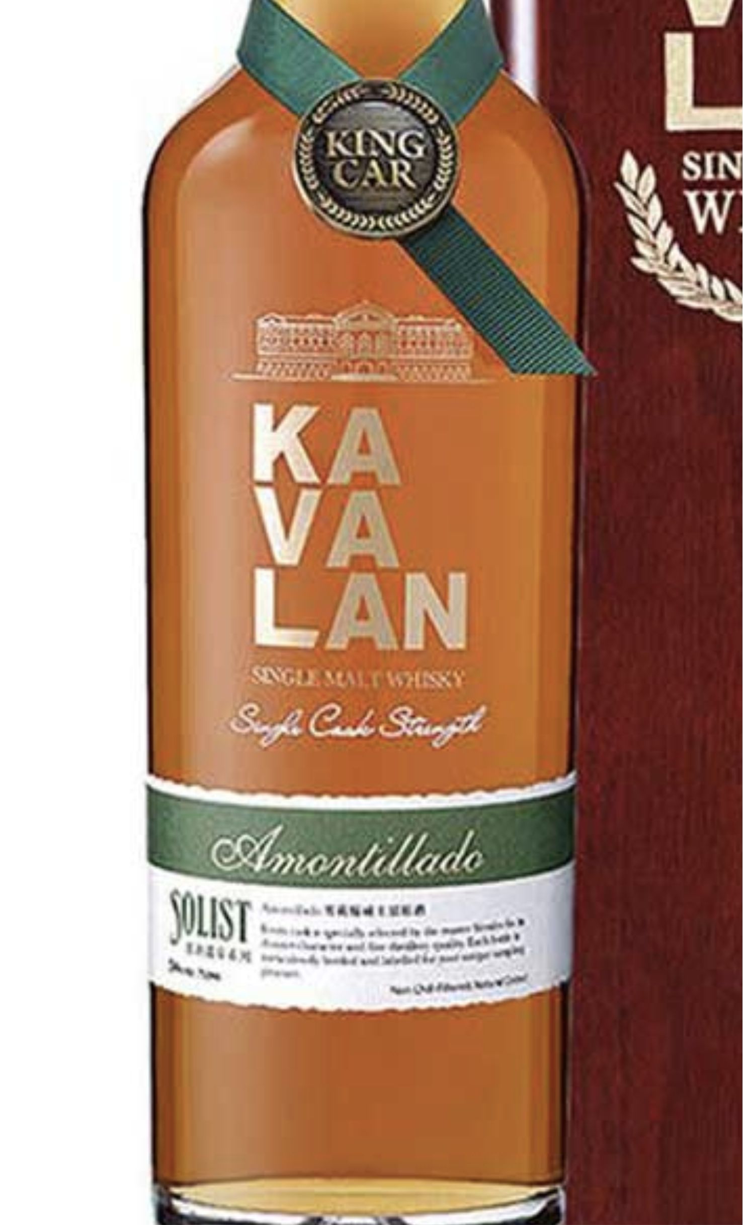 Этикетка Виски Кавалан Солист Амонтильядо, Каск Стренгс, 0.75 л