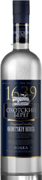 ВОДКА "ОХОТСКИЙ БЕРЕГ" креп 40%, емк 0,5л