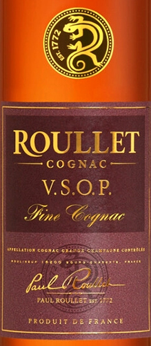 Этикетка КОНЬЯК ординарный четырехлетний "Рулле ВСОП" креп. 40%, емк  0.5л.