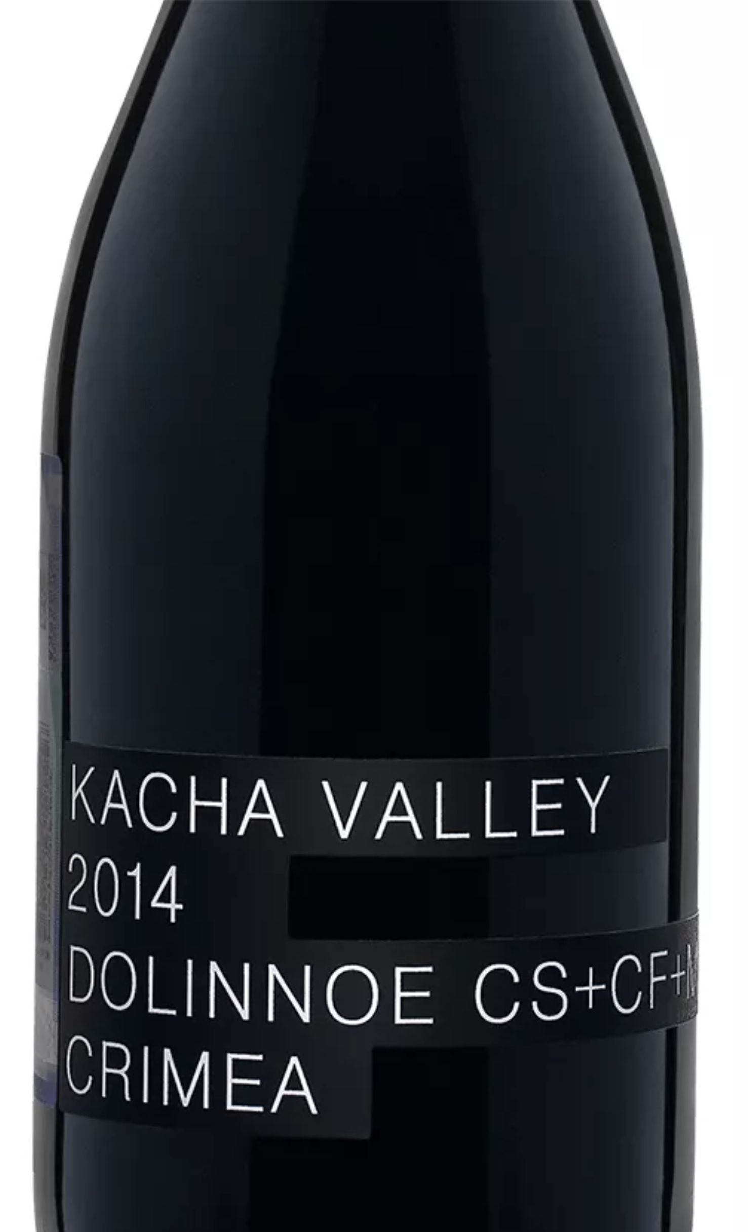 Этикетка Вино столовое сухое красное "Долинное" ТЗ "KACHA VALLEY" урожая 2016 г. креп 14%, емк 0,75л