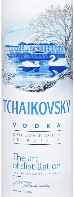 Этикетка Водка "Чайковский" (TCHAIKOVSKY) креп 40%, емк 0,7л в п/у
