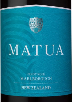 Этикетка Матуа Пино Нуар 2015 0.75л. красное сухое Matua Wines