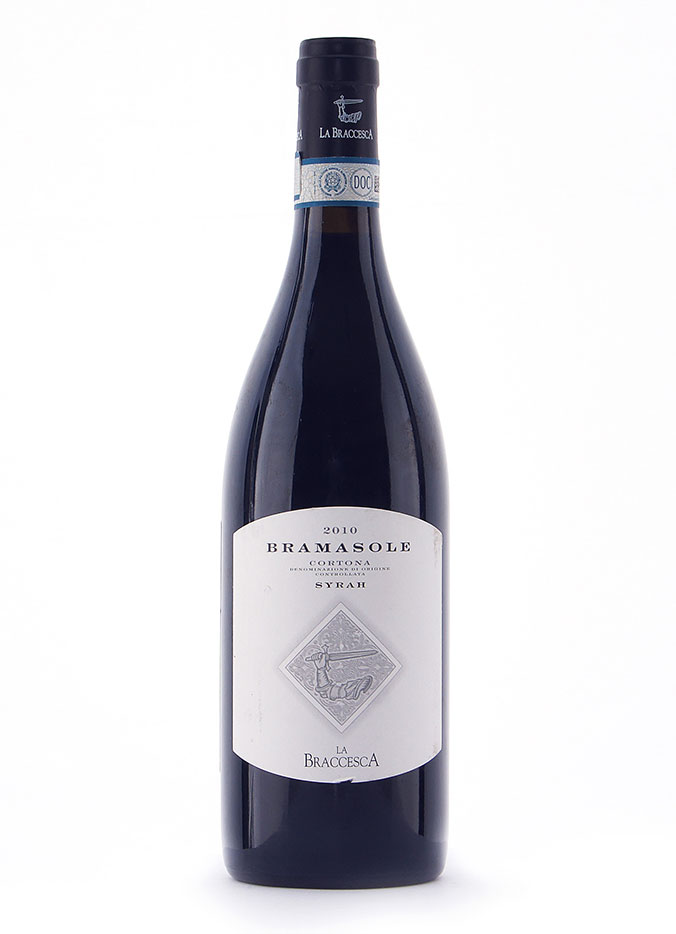 Вино Ла Браческа Брамасоле Кортона ДОК 2010 красное сухое 0.75л. Antinori Agricola Srl