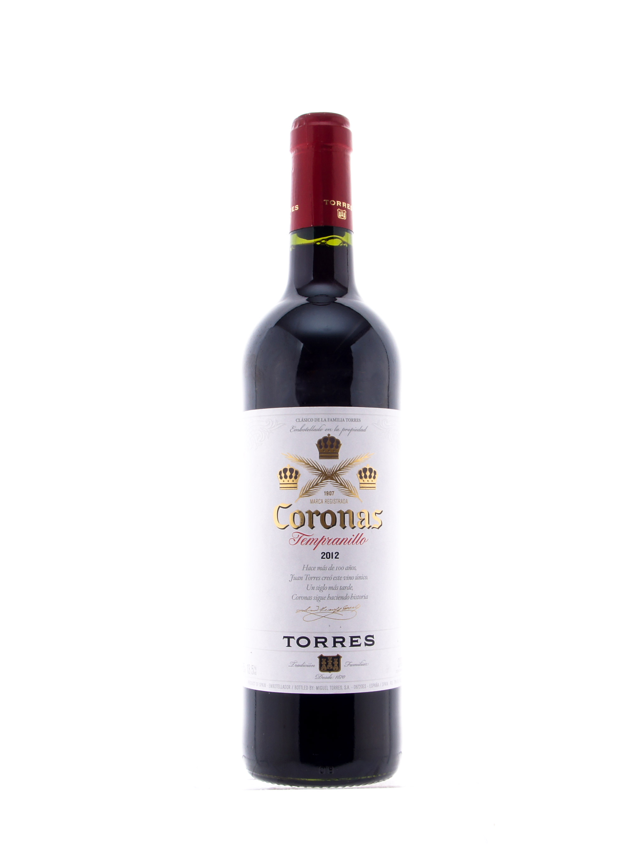 Вино Коронас Каталония ДО 2012год красное сухое 0.75л.