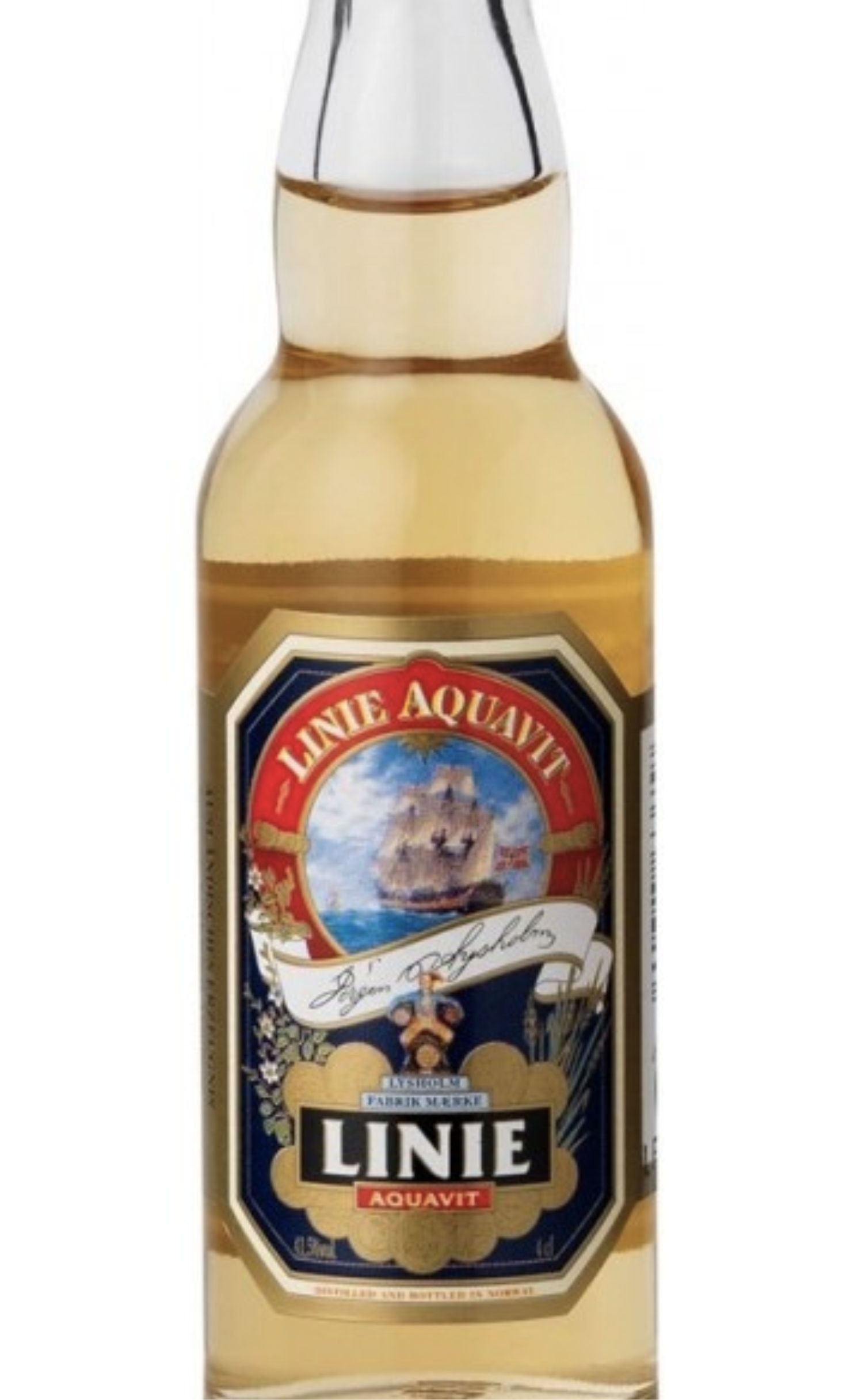 Этикетка Аквавит Линиа Ориджинал, 0.04 л