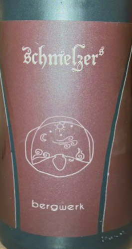Этикетка Вино ординарное "Шмельцерс БергВерк" 2018г сухое красное креп 14,5%, емк 0,75л