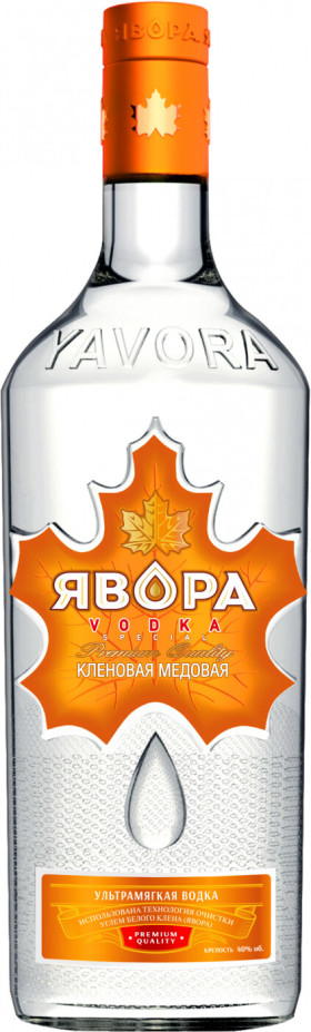 ВОДКА особая "ЯВОРА КЛЕНОВАЯ МЕДОВАЯ" креп 40%, емк 0.5л.
