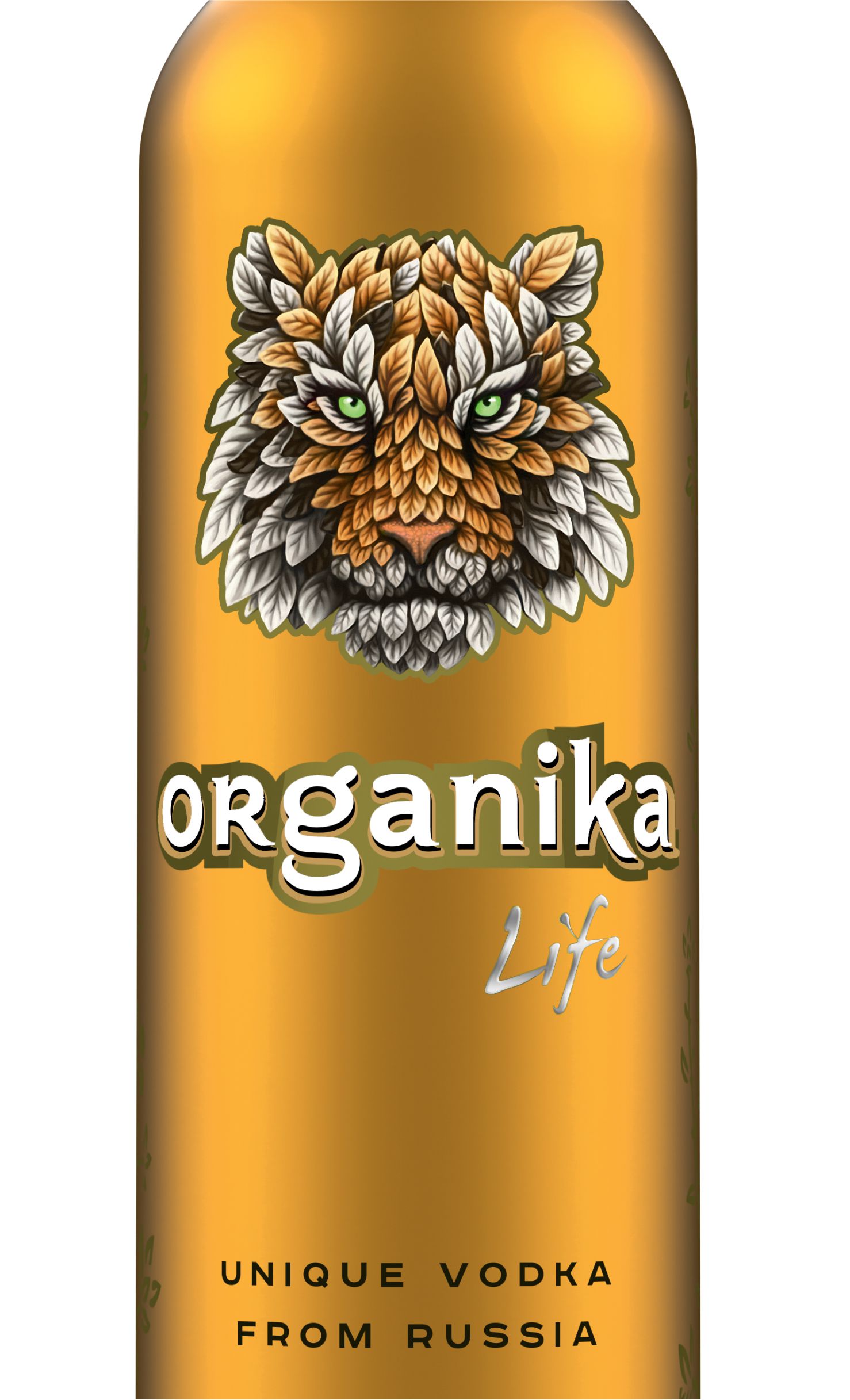 Этикетка Водка Органика Лайф, 0.7 л