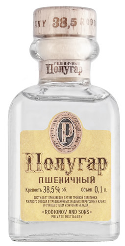Напиток спиртной Полугар пшеничный 0,1л. 38,5%