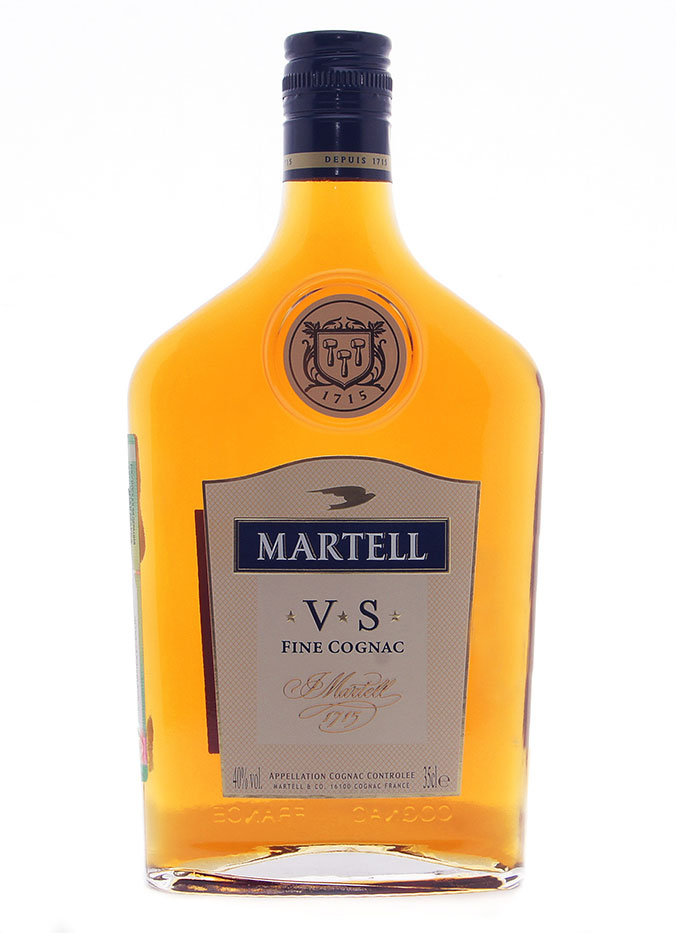 Коньяк Мартель VS фляжка, 0.35 л