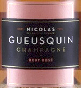 Этикетка Шампань Николя Гёскен Премье Крю Брют Розе розовое брют 0.75л.