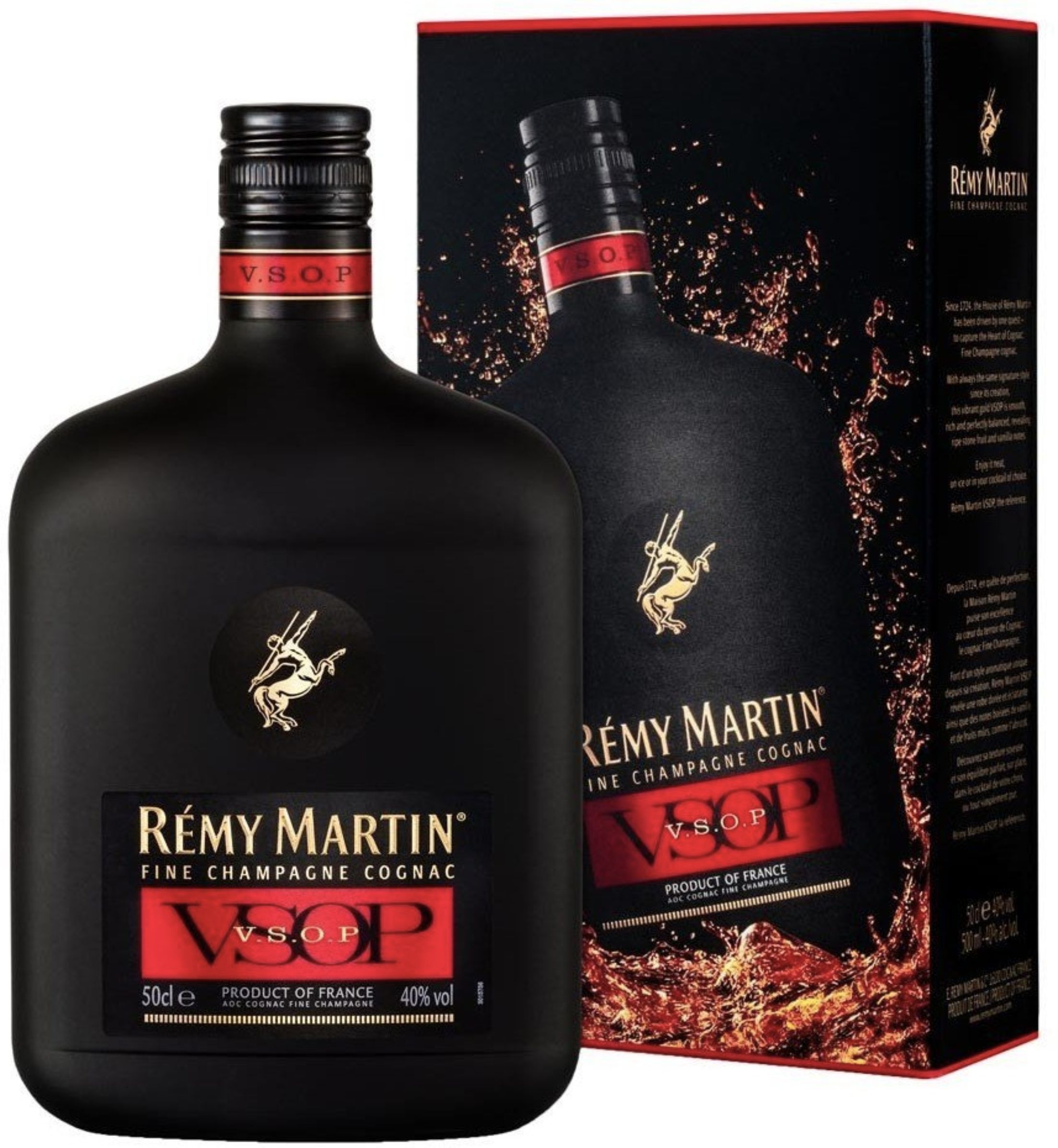 Коньяк Реми Мартен VSOP фляжка, 0.5 л