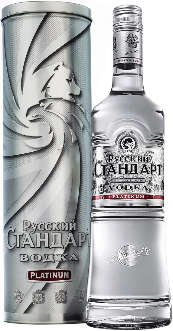 Водка Русский Стандарт Платинум, 0.75 л