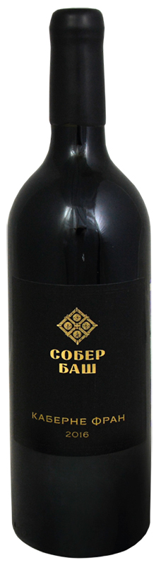 Вино столовое сухое красное "Каберне Фран" 2016г , креп 14%, емк 0,75л