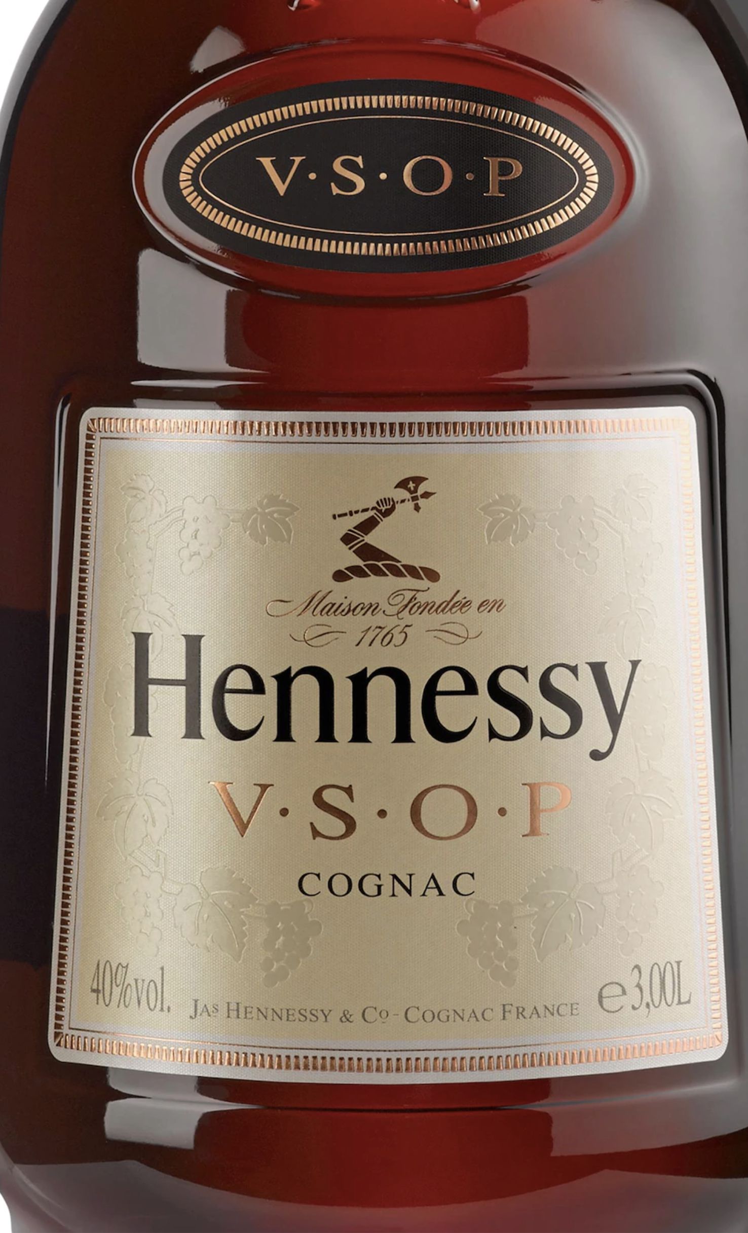 Этикетка Коньяк Хеннесси VSOP, 3.0 л