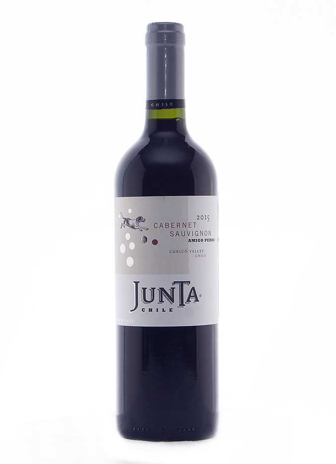 Вино Хунта Каберне Совиньон Амиго Перро красное сухое 0.75л. 2015г. Долина Курико Чили