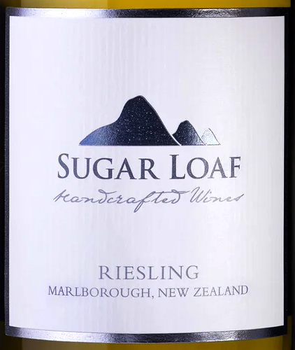 Этикетка Вино сортовое ординарное "Sugar Loaf Riesling"/"Шугар Лоаф Рислинг"2020г белое сухое креп 11%, емк 0,75л
