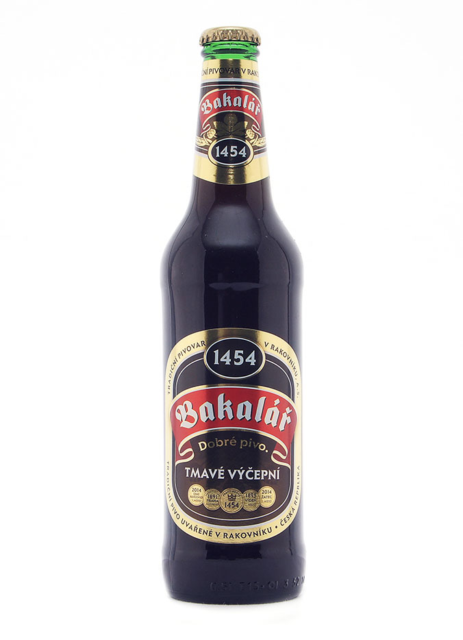 Пиво Бакалар темн.пастеризован. 0,5л бут. алк.3,8%