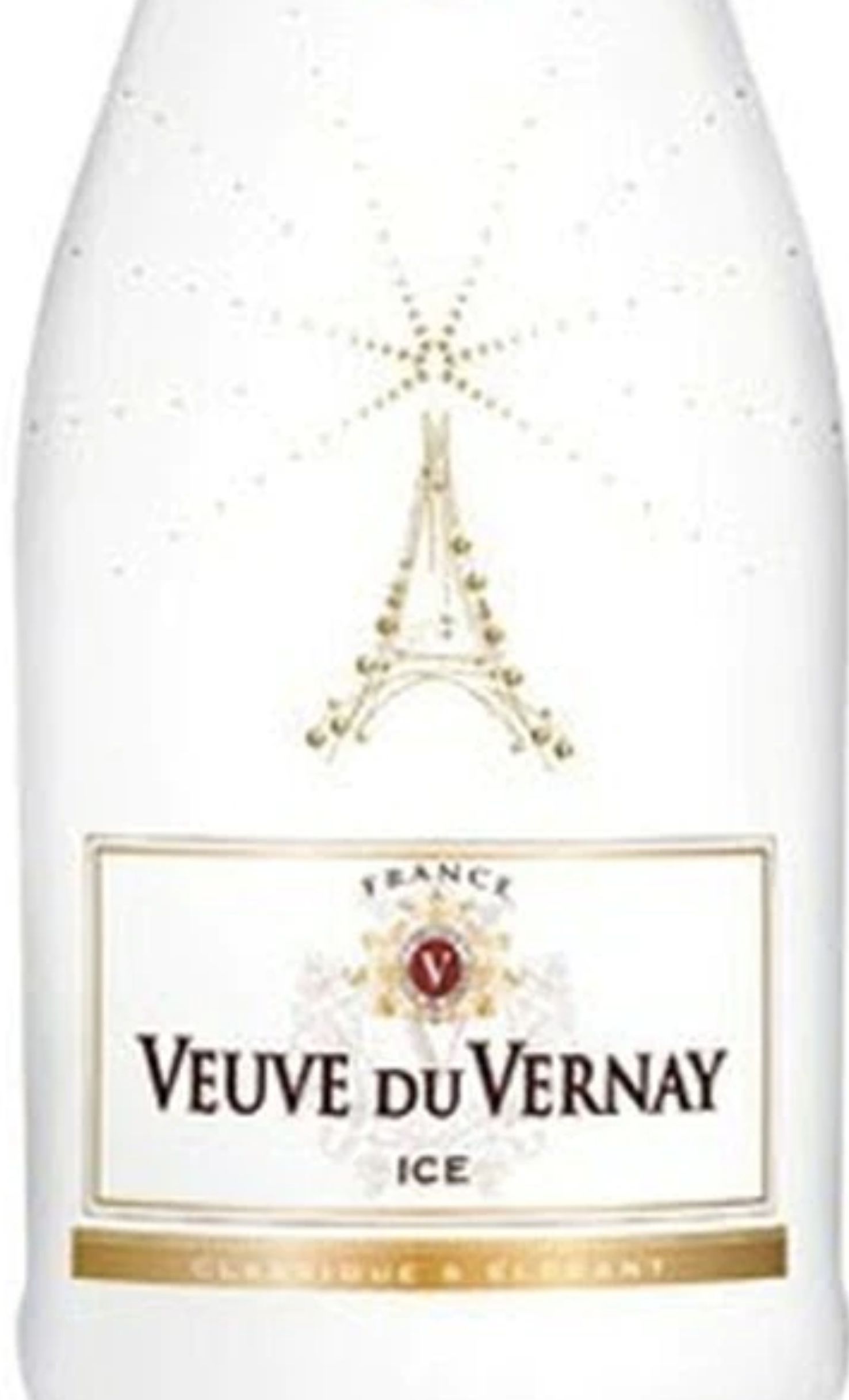 Этикетка Игристое вино Вев де Вернэ Айс, белое полусухое, 0.75 л