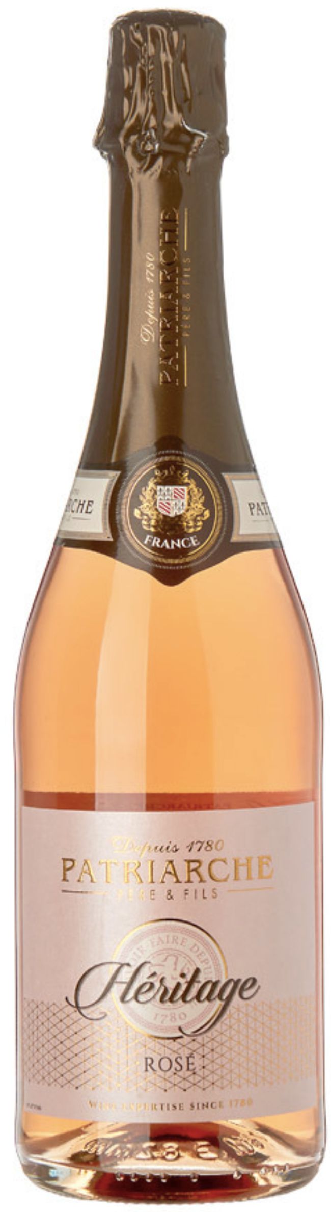 Игристое вино Патриарш Эритаж Розе, розовое брют, 0.75 л