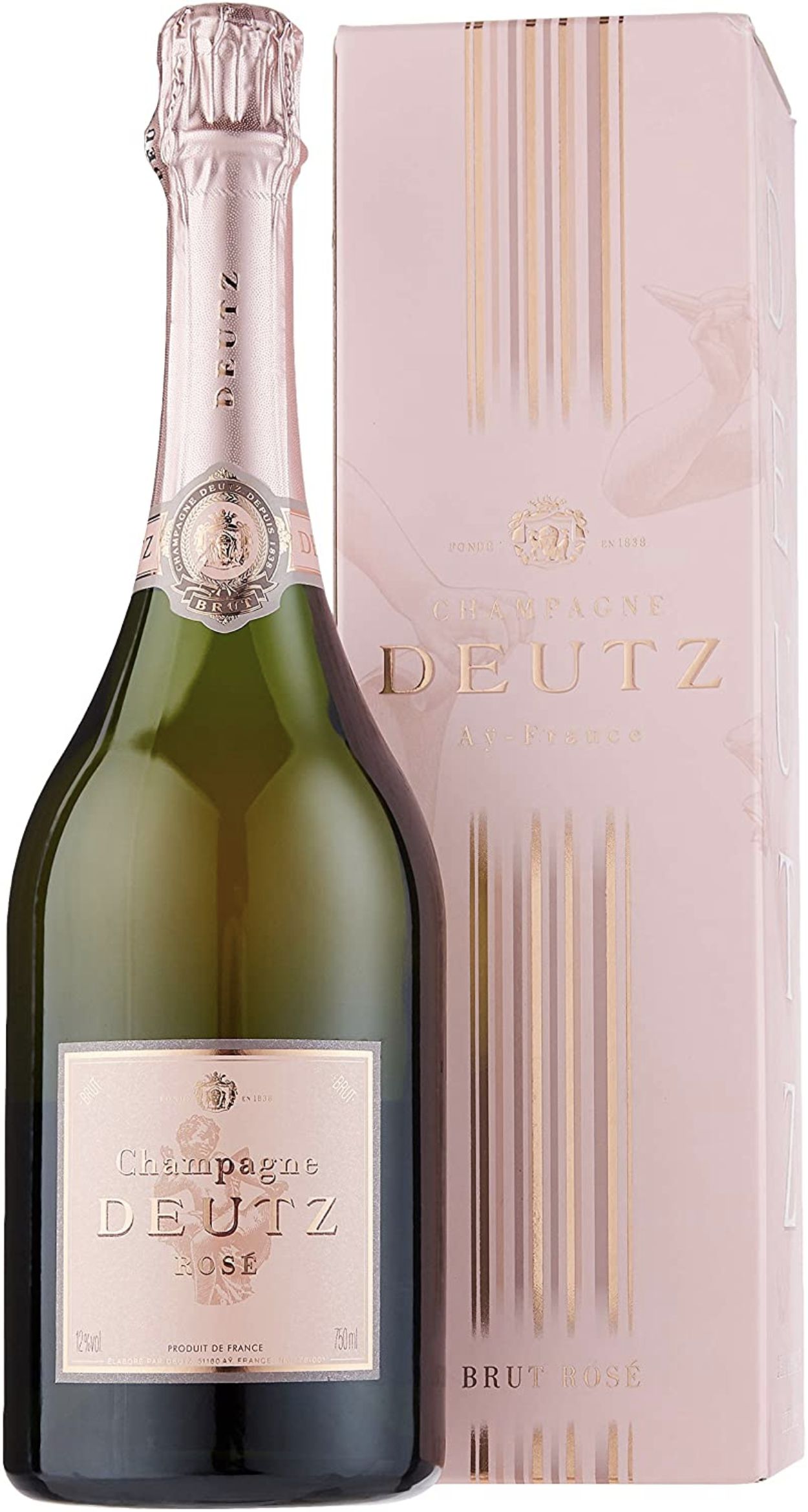 Шампанское Дейц Розе, розовое брют, 0.75 л