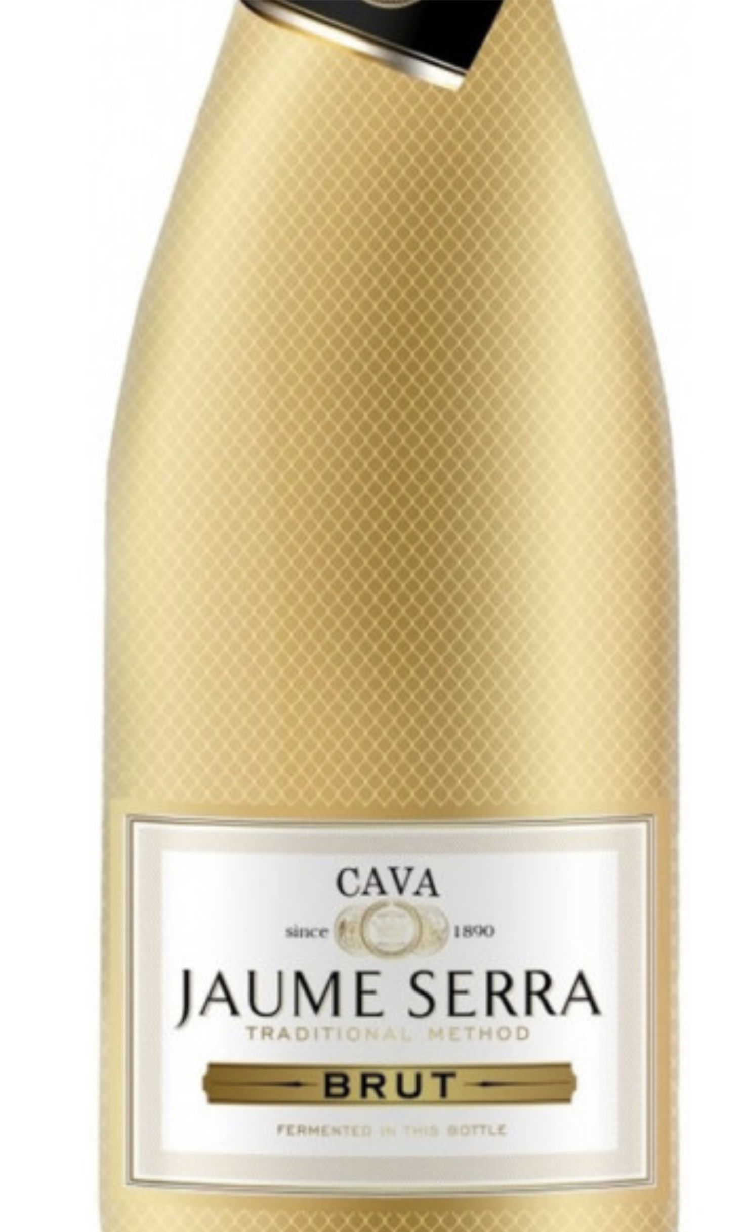 Этикетка Игристое вино Жауме Серра Кава, белое брют, 0.75 л