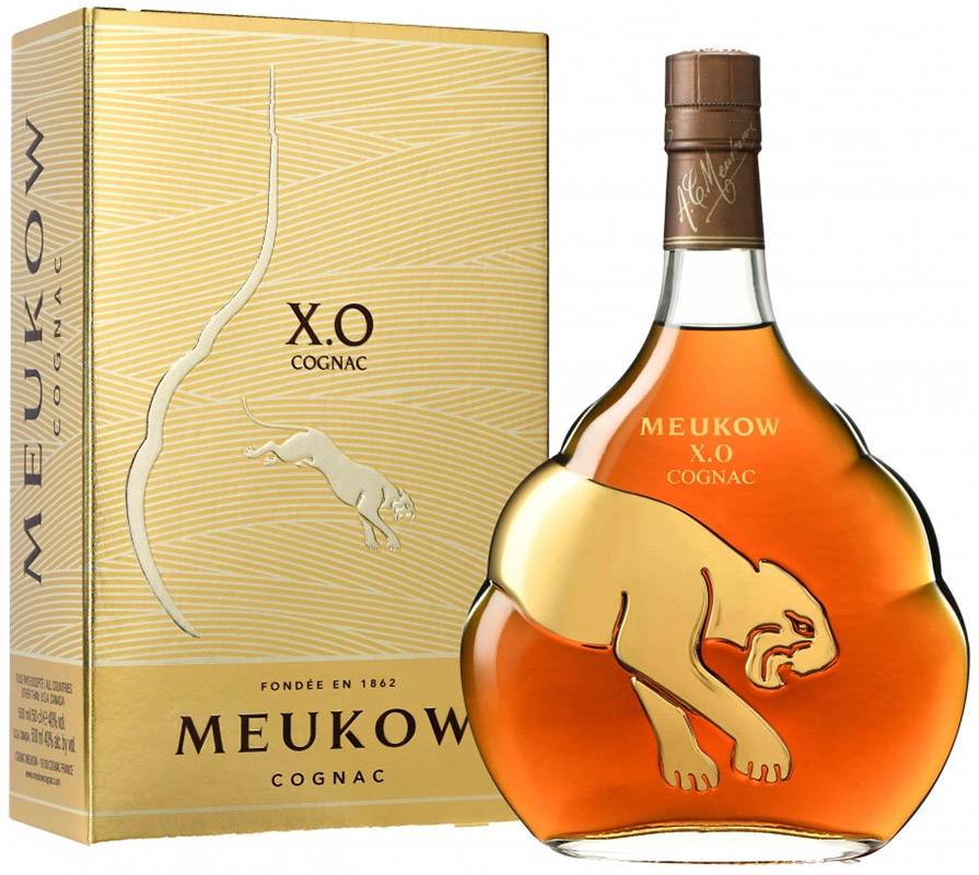 КОНЬЯК марочный старый "КС" "Меуков ХО" креп 40%, емк 0.5л. п/у