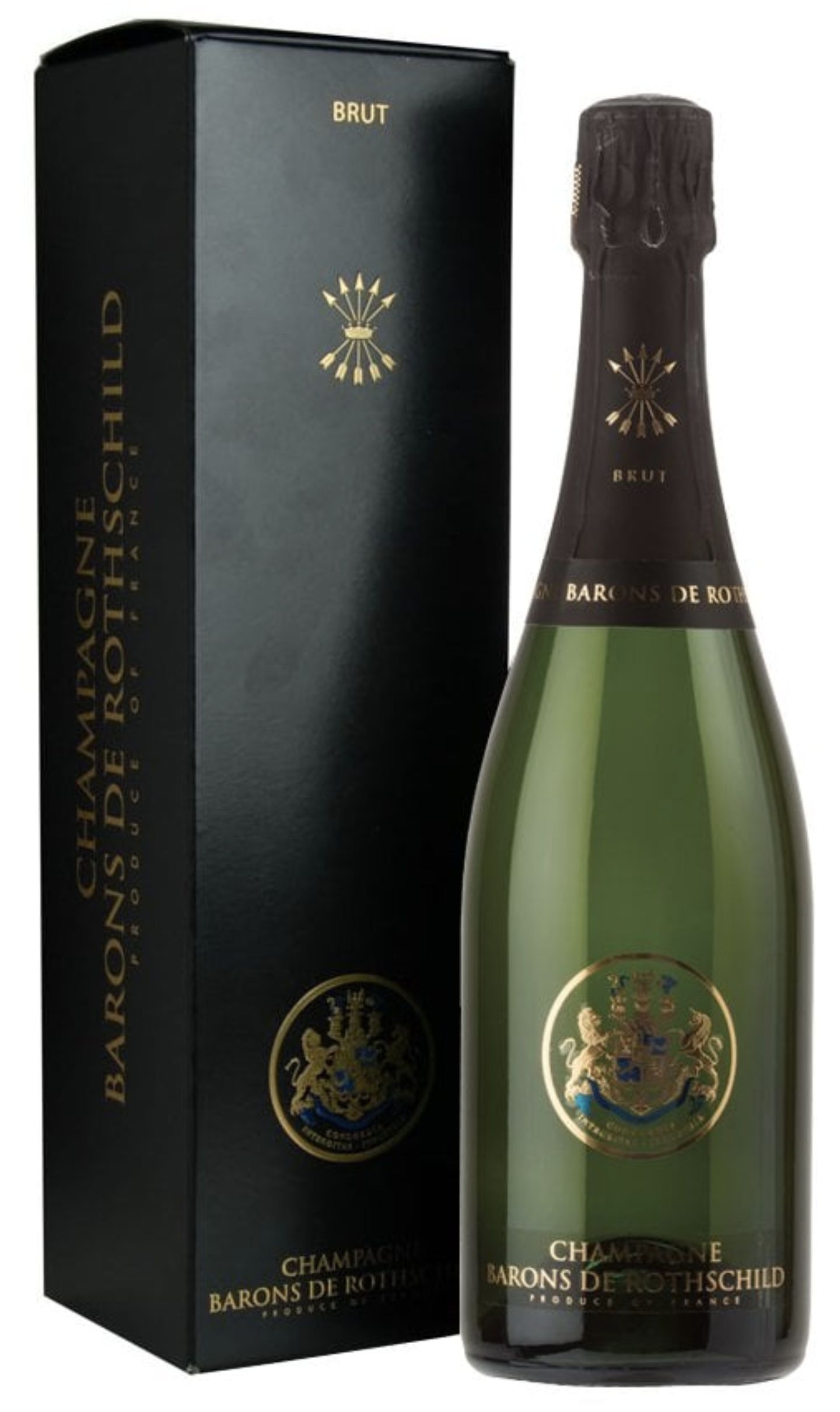 Шампанское Барон де Ротшильд, белое брют,  0.75 л