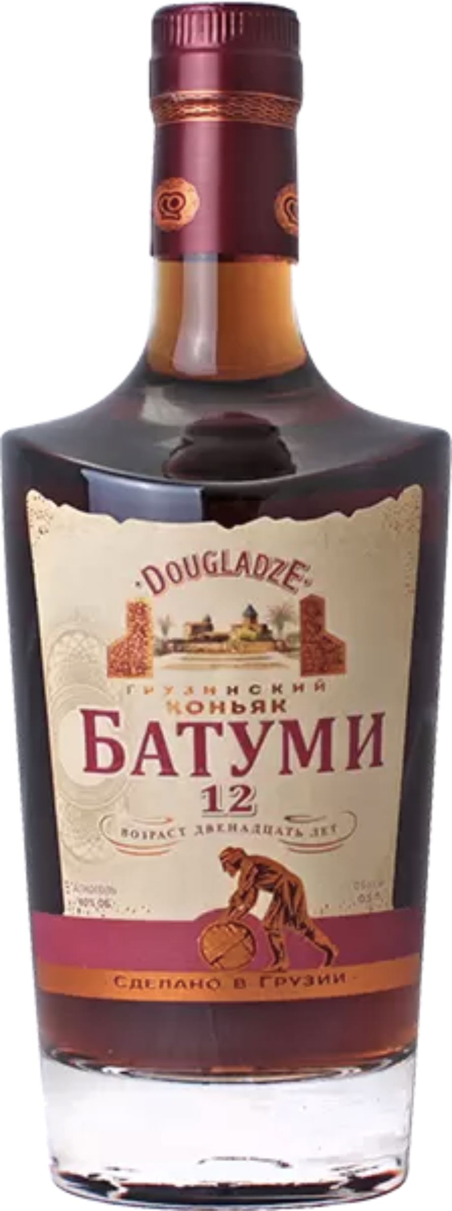 Коньяк Грузинский "БАТУМИ" 12 лет, 0.5 л