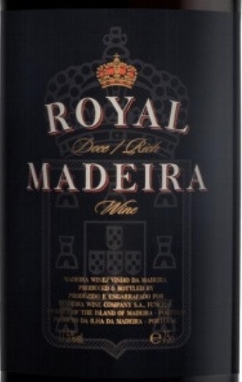 Этикетка МАДЕРА "Мадера Роял" креп 17,5%, емк 0.75л.