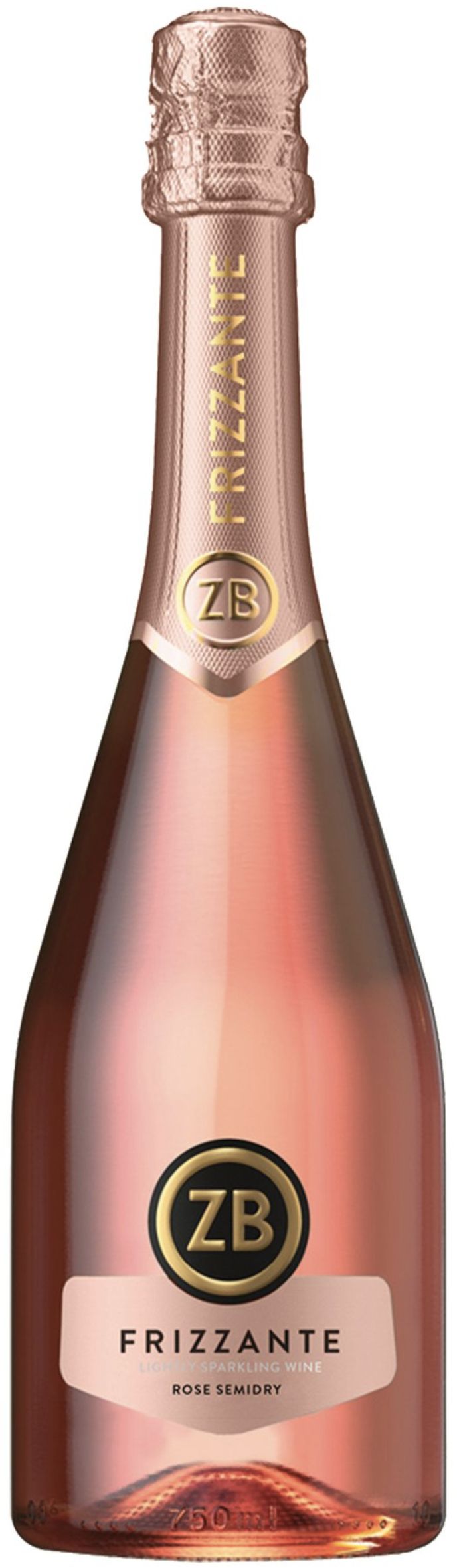 Игристое вино "ЗБ вайн Фриззанте", розовое полусухое, 0.75 л