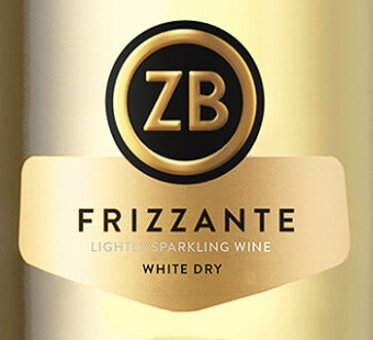 Этикетка Российское игристое жемчужное вино сухое белое "ЗБ вайн Фризанте" 0.75л.