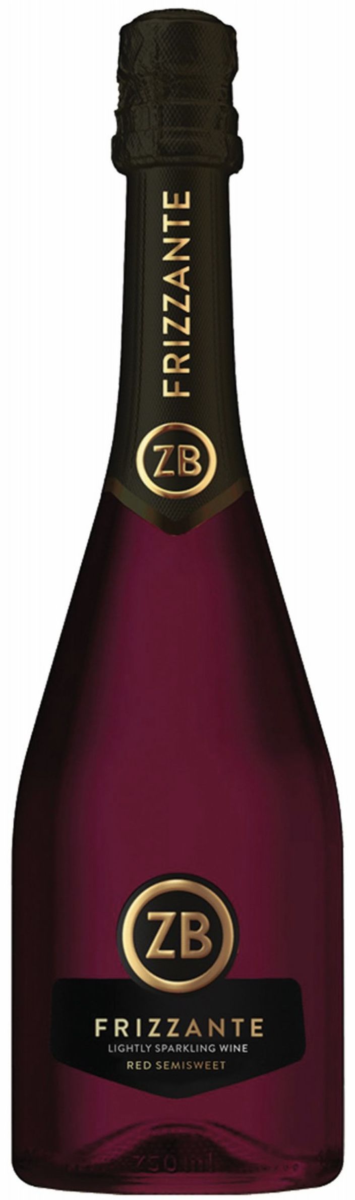 Игристое вино "ЗБ вайн ФРИЗЗАНТЕ", красное полусладкое, 0.75 л
