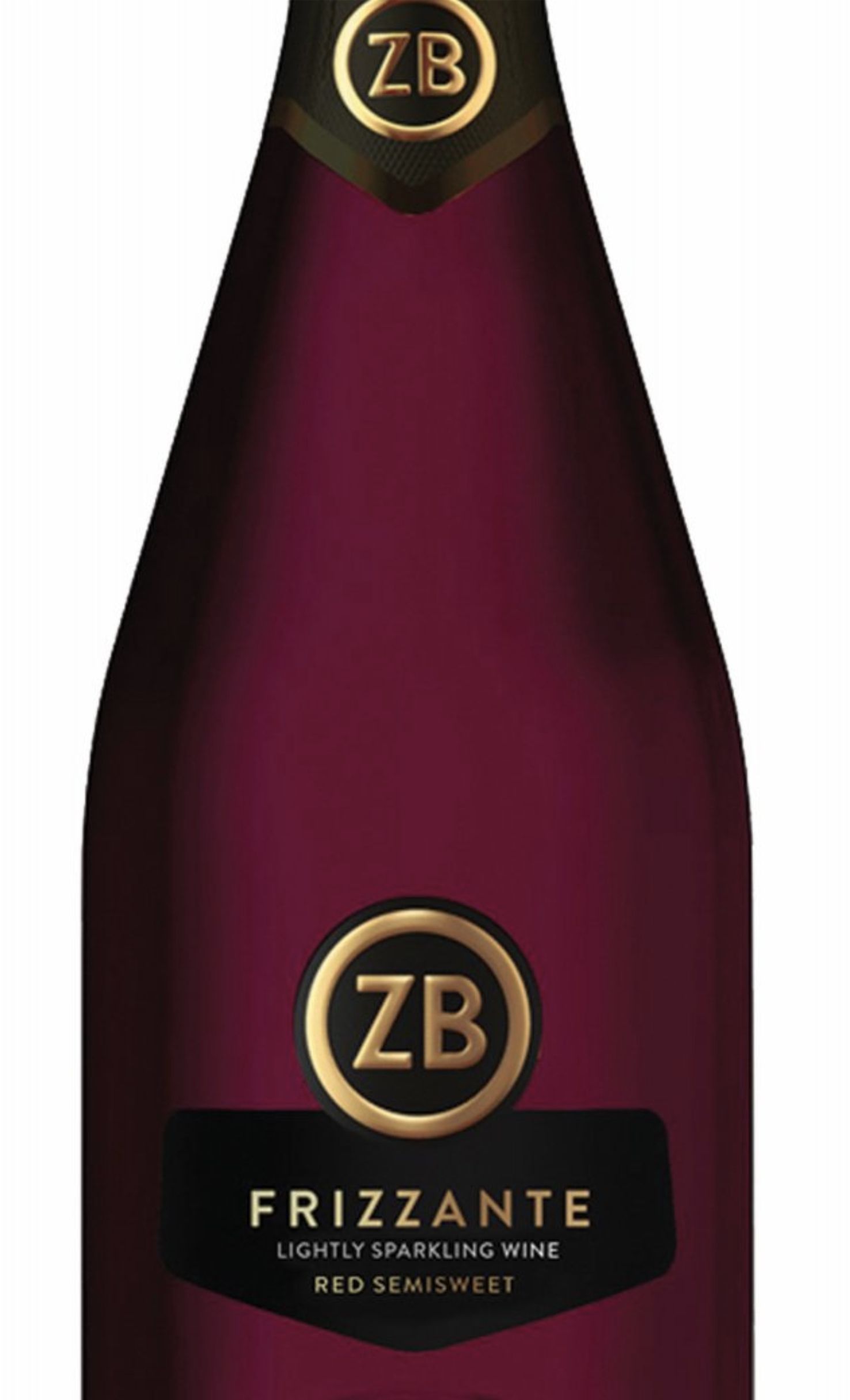 Этикетка Игристое вино "ЗБ вайн ФРИЗЗАНТЕ", красное полусладкое, 0.75 л