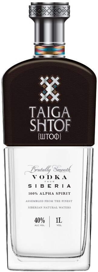 ВОДКА "ТАЕЖНЫЙ ШТОФ" креп 40%, емк 1л
