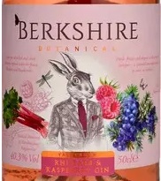Этикетка Джин Беркшир Ревень-Малина / Berkshire Rhubarb&Raspberry Gin креп 40,3%, емк 0,5л