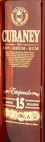 Этикетка Спиртной напиток на основе рома "Кубаней Эступендо" 15 лет/RUM Cubaney Estupendo 15 п/у креп 38,0%, емк 0,7л
