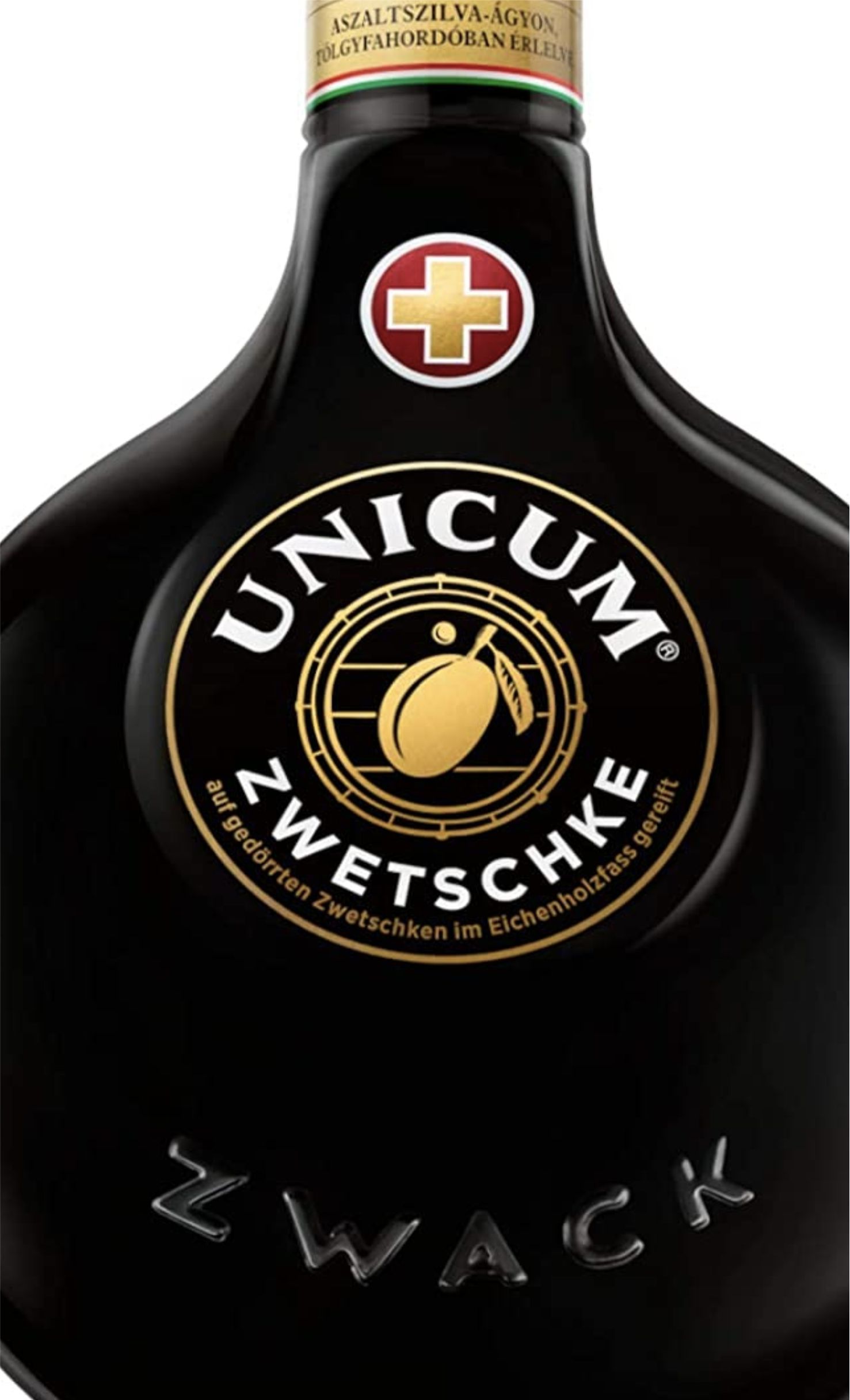 Этикетка Ликер десертный Уникум Слива (Liqueur Unicum Plum (Szilva)) креп 34,5%, емк 0,7л