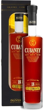 Спиртной напиток на основе рома "Кубаней Селекто" 18 лет/RUM Cubaney Selecto 18 п/у креп 38,0%, емк 0,7л