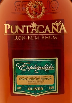 Этикетка Спиртной напиток на основе рома"Пунтакана Клаб Эсплендидо" п/у /RUM Puntacana Club Esplendido. креп 38,0%, емк 0,7л