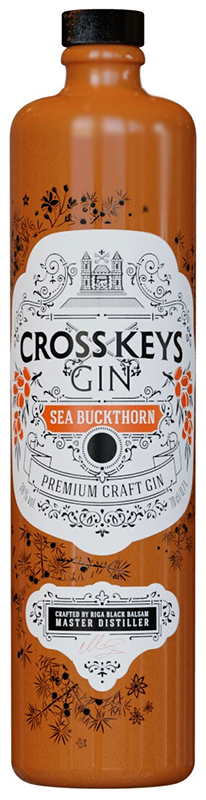 Джин Кросс Кис - Облепиха (Cross Keys Gin Sea Buckthorn)  креп 38%, емк 0,7л