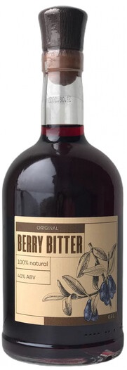 Настойка полусладкая BERRY BITTER (БЕРРИ БИТТЕР) креп  40%, емк 0,5л