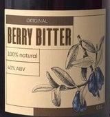 Этикетка Настойка полусладкая BERRY BITTER (БЕРРИ БИТТЕР) креп  40%, емк 0,5л