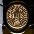 Этикетка Вино игристое белое брют " Беллусси Просекко Брют" 2020г , регион Тревизо, категория ДОК, креп 11%, емк 0,75л