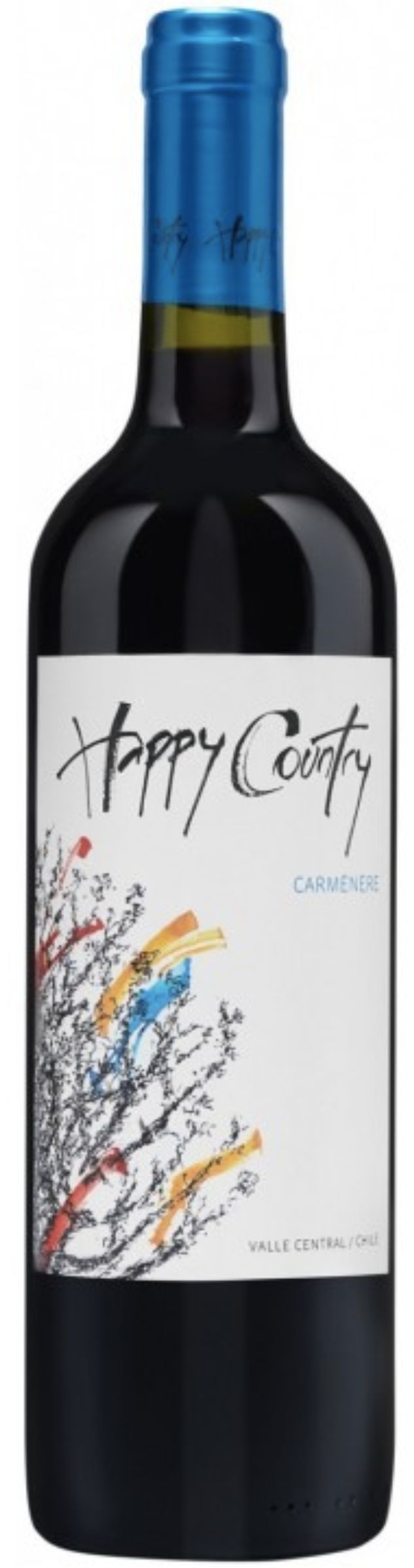 Вино с защищенным географическим указанием красное сухое Happy Country Carmenere Central Valle,D.O./Хеппи Кантри Кармене
