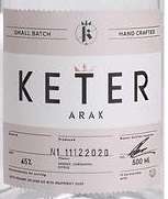 Этикетка Настойка горькая KETER-ARAK креп 45%, емк 0,5л