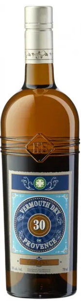 Ароматизированный виноградосодержащий напиток из виноградного сырья "Вермут Драй Де Прованс" креп  18%, емк  0,75л.
